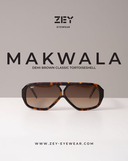 MAKWALA / DEMI BROWN CLASSIC TORTOISESHELL